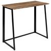 Flash Furniture Walker Small Rustic Natural Home Office Folding Computer Desk - 36" view 1