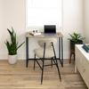 Flash Furniture Walker Small Rustic Natural Home Office Folding Computer Desk - 36" view 2