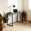 Flash Furniture Walker Rustic Home Office Folding Computer Desk - 40" view 2