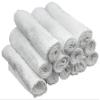 Marquis Mills 600 Pack - 12 in x 12 in White Cotton Ribbon Washcloths Rags - Reusable Lt Weight Thin Cloth Rags - Wood Stain/Painting/Crafts/Garage - 1 Lb per Dozen view 2