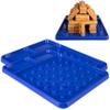 CucinaPro Brick Building Construction Eating Plate (2 Pack) - Stack & Build Your Brick-Shaped Waffles on Fun Novelty Plate - Fun Gift for Kids & Adults, Waffle Maker Not Included view 1