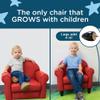 Children's Factory As We Grow Toddler Chair, Red, CF805-196, Flexible Seating for Daycare or Preschool, Kids Reading Chair, Playroom Furniture view 3