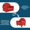 Children's Factory As We Grow Toddler Chair, Red, CF805-196, Flexible Seating for Daycare or Preschool, Kids Reading Chair, Playroom Furniture view 4