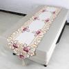 FUFU Table Runners Home Decorative,TV Cabinet Coffee Table Long TableclothEmbroidered Hollow Lace Modern Minimalist Table Runner Table for Wedding and Party Decoration for Kitchen Table view 3