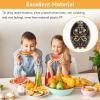 Retractable Toothpick Holder Portable Toothpick Dispenser Hand Push Toothpicks Case Automatic Retro Pop up Toothpicks Storage Organizer Container for Kitchen Home Restaurant Decoration(Gold+Black) view 2
