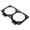 QUQUTWO Fan Bracket 240 Radiator Mounting Bracket Water Cooler for 12/14CM Fan Holder External Computer Case Heatsink Gadget Accessories Black view 1