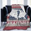 I Am A Veteran Veterans Day Throw Blanket Ultra-Soft Fleece Bed Blanket Warm Bed Throws for Sofa Office-50x40in view 1