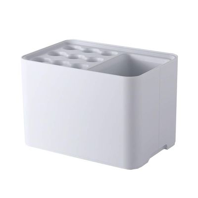 Umbrella Racks WXYZ Umbrella Stand for Household Entrance, with Removable Drip Tray That Can Store 15 Umbrellas, Hotel Commercial Storage Rack 26.5x18x18cm White Black Gray (Color : White)