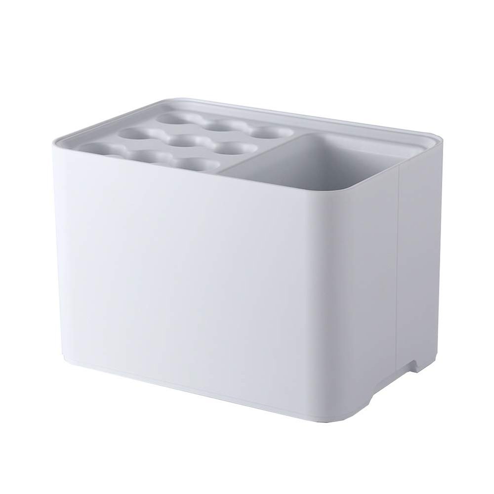 Umbrella Racks WXYZ Umbrella Stand for Household Entrance, with Removable Drip Tray That Can Store 15 Umbrellas, Hotel Commercial Storage Rack 26.5x18x18cm White Black Gray (Color : White)
