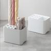 Umbrella Racks WXYZ Umbrella Stand for Household Entrance, with Removable Drip Tray That Can Store 15 Umbrellas, Hotel Commercial Storage Rack 26.5x18x18cm White Black Gray (Color : White) view 2