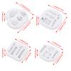 4 Pieces Makeup Theme Silicone Molds Valentine Fondant Molds Lipstick Perfume Lips High Heel for Cake Chocolate Cupcake handcraft DIY Supplies view 2