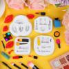 4 Pieces Makeup Theme Silicone Molds Valentine Fondant Molds Lipstick Perfume Lips High Heel for Cake Chocolate Cupcake handcraft DIY Supplies view 4