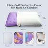Sutera - Cooling Lavender Zen Memory Foam Pillow for Sleeping - Essential Lavender Oil Infused, Cooling Pillow with Neck, Shoulder and Back Support - Relaxing for Side, Back, Stomach Sleepers view 2