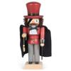 Mysterious Red Magician Nutcracker 11 x 4 Wood Decorative Tabletop Figurine view 1