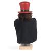 Mysterious Red Magician Nutcracker 11 x 4 Wood Decorative Tabletop Figurine view 4