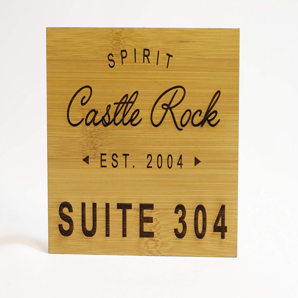 PlaqueMaker 24 x48 - Customizable Bamboo Wood Signs. Personalize with Your Own Text Logo Photo or Art Made for Indoor or Outdoor Use (.375" Thick)
