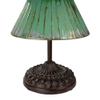 Rustic Christmas Tree with Cutout Star Topper - 17" - Green and Gold Finish view 4