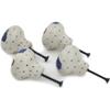 Polmedia Polish Pottery Set of 4 Drawer Pull Knobs 1-1/2 inch - Cars Pattern Handmade in Boleslawiec Poland by Ceramika Artystyczna + Certificate of Authenticity view 4