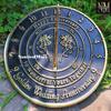 50th Golden Wedding Anniversary Sundial Gift Idea is A Great Present for Him, for Her Or for A Couple to Celebrate 50 Year of Marriage (50th Anniversary) 2022 view 3