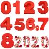 10 Inch 9 pieces Large Size Number Moulds Baking Forms Silicone Number Mold Cake Pan (10 inch) view 1