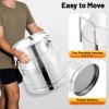 20L/ 5Gallon Stainless Steel Milk Can Heavy Duty Milk Jug Milk Bucket Wine Pail Bucket Bottle Liquid Container Storage Independent Embedded Silicone Sealed Lid view 4