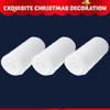 JOYIN Christmas Snow Blanket Roll Soft Thick Artificial Snow Sheets, Cotton Fabric Under The Xmas Tree for Holiday Decor and Winter Displays Christmas Table Decorations (15In x 10Ft, 3 PCS) view 2