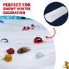 JOYIN Christmas Snow Blanket Roll Soft Thick Artificial Snow Sheets, Cotton Fabric Under The Xmas Tree for Holiday Decor and Winter Displays Christmas Table Decorations (15In x 10Ft, 3 PCS) view 3