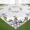 Embroidered or Printed Tablecloth (Roses 7903-100) view 1