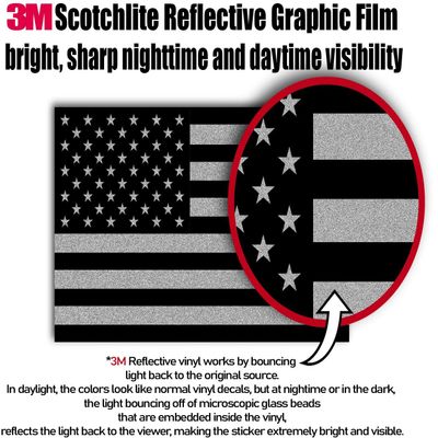 (x12) 2" American Grunge Flag US USA United States Hard Hat Helmet 3M Reflective Sticker RH