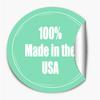 (x12) 2" American Grunge Flag US USA United States Hard Hat Helmet 3M Reflective Sticker RH view 2