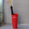 Umbrella Racks WXYZ Red Creative Letter Umbrella Stand, Home Hotel Umbrella Bucket with Removable Drip Tray, Can Be Used As Flower Arrangement Decoration 47x22cm view 4