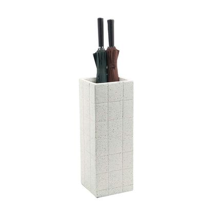 Umbrella Racks WXYZ Square Retro Umbrella Stand, Imitation Ceramic High-end Home Hotel Lobby Office Umbrella Bucket, Carved Umbrella Storage Rack 56x20x20cm