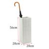 Umbrella Racks WXYZ Square Retro Umbrella Stand, Imitation Ceramic High-end Home Hotel Lobby Office Umbrella Bucket, Carved Umbrella Storage Rack 56x20x20cm view 2