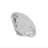 FixtureDisplays Large 3 1/4" (8cm) Polished Faceted Glass Diamond on LED Lighted Mirror Riser Display Platform Glorifier 8x8x8" 21697+21693-FBA view 3