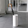 Umbrella Racks WXYZ Fashion Wrought Iron Umbrella Stand, Creative Plastic Umbrella Bucket, Home Hotel Lobby Office Storage Bucket 45x20cm Black and White (Color : White) view 2
