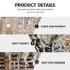 Christmas Icicle Ornament Pendant Christmas Tree Pendant Icicle Drop Bead Curtain for Xmas Wedding Party Decoration 36pcs view 3