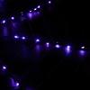 LED Lighted Spider Web Halloween Decoration - 31.5" - Black - Purple Lights view 4