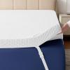 EDILLY 3 Inch Cooling Gel Memory Foam Mattress Topper Full Size,with Removable & Washable Bamboo Cover,Soft Breathable Mattress Pad,Bed Topper for Back Pain Relief (54x75) view 1
