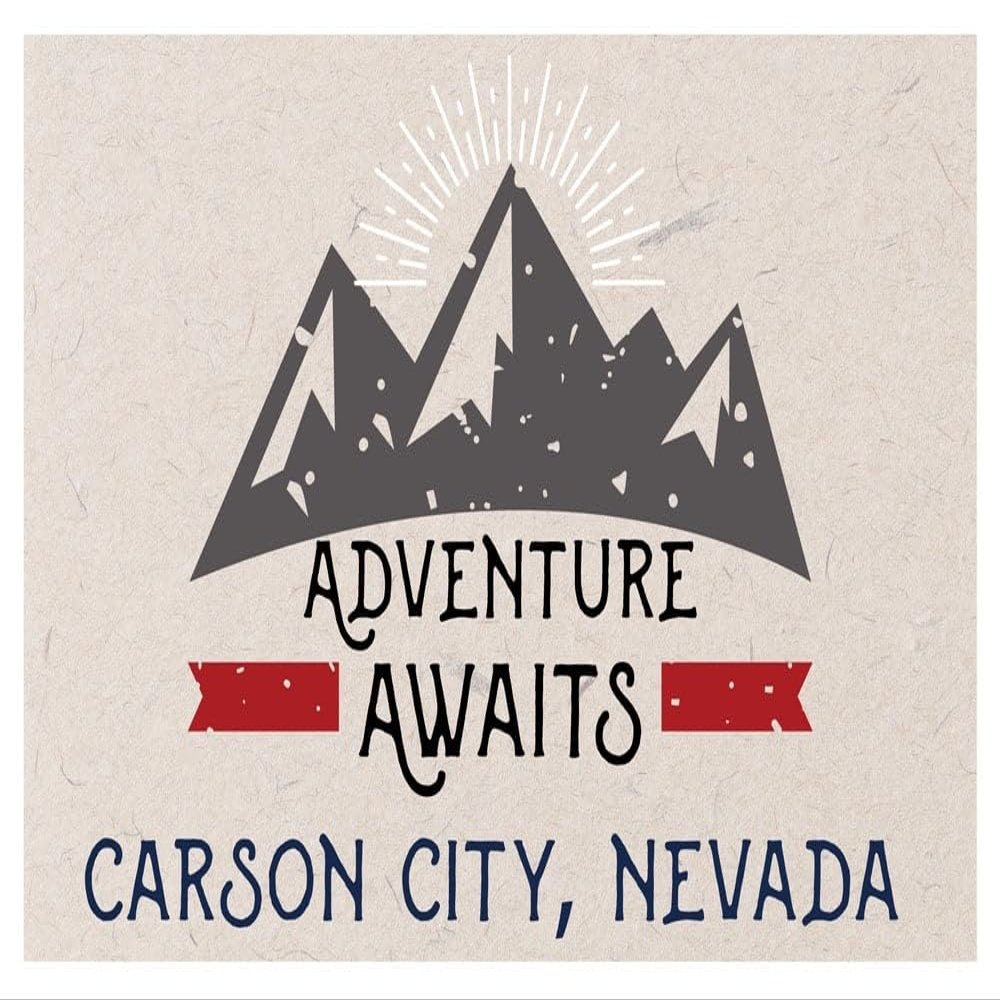 Carson City Nevada Souvenir 2x3 Inch Fridge Magnet Adventure Awaits Design