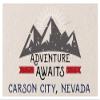 Carson City Nevada Souvenir 2x3 Inch Fridge Magnet Adventure Awaits Design view 1