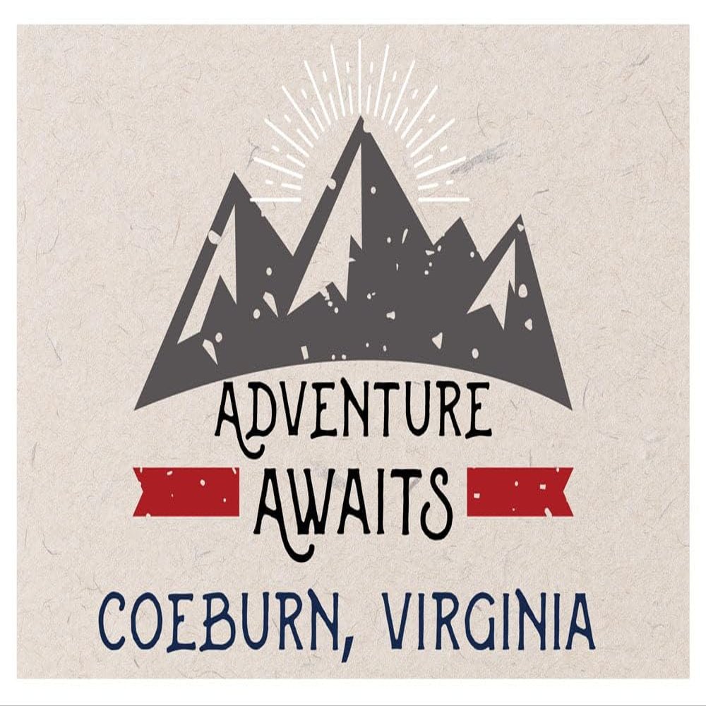 Coeburn Virginia Souvenir 2x3 Inch Fridge Magnet Adventure Awaits Design