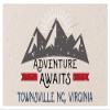 Townsville Nc Virginia Souvenir 2x3 Inch Fridge Magnet Adventure Awaits Design view 1