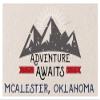 Mcalester Oklahoma Souvenir 2x3 Inch Fridge Magnet Adventure Awaits Design view 1