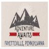 Fayetteville Pennsylvania Souvenir 2x3 Inch Fridge Magnet Adventure Awaits Design view 1