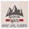 Ghost Lake Alberta Souvenir 2x3 Inch Fridge Magnet Adventure Awaits Design view 1