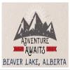 Beaver Lake Alberta Souvenir 2x3 Inch Fridge Magnet Adventure Awaits Design view 1