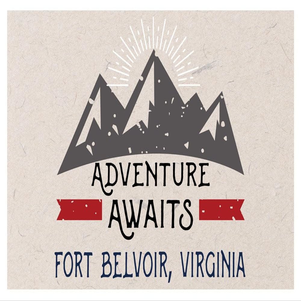 Fort Belvoir Virginia Souvenir 2x3 Inch Fridge Magnet Adventure Awaits Design