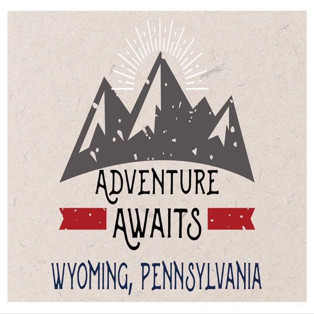 Wyoming Pennsylvania Souvenir 2x3 Inch Fridge Magnet Adventure Awaits Design