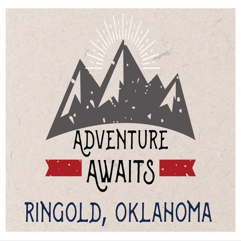Ringold Oklahoma Souvenir 2x3 Inch Fridge Magnet Adventure Awaits Design