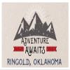 Ringold Oklahoma Souvenir 2x3 Inch Fridge Magnet Adventure Awaits Design view 1
